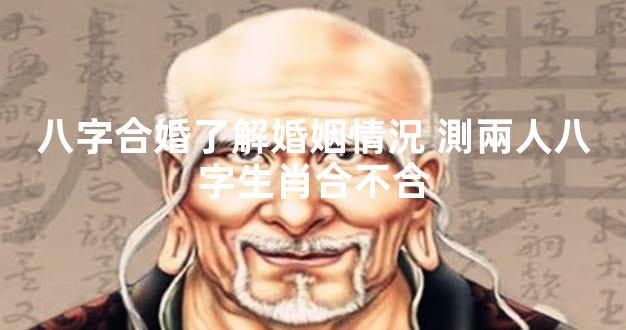 八字合婚了解婚姻情況 測兩人八字生肖合不合